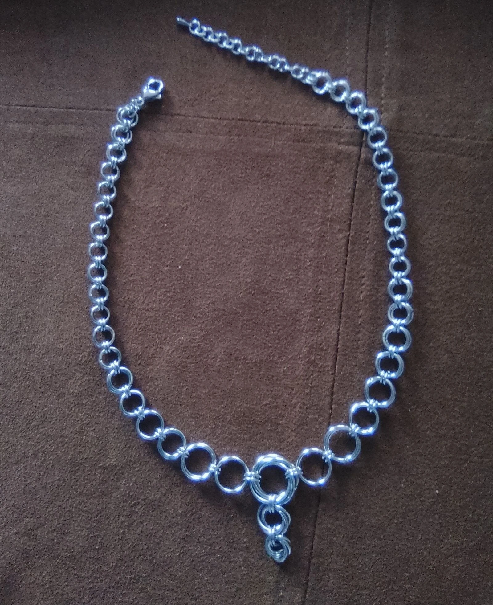 Collar chainmail japonés y mallas trenzadas Estilo gótico – photo 4